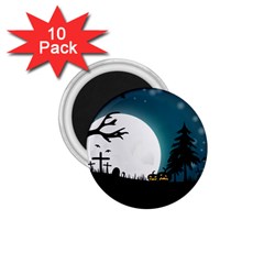 Halloween landscape 1.75  Magnets (10 pack) 