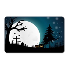 Halloween landscape Magnet (Rectangular)