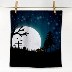 Halloween landscape Face Towel