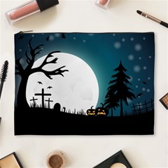 Halloween Landscape Cosmetic Bag (xl) by Valentinaart