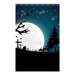 Halloween Landscape Shower Curtain 48  X 72  (small)  by Valentinaart