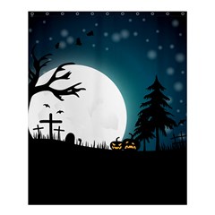 Halloween Landscape Shower Curtain 60  X 72  (medium)  by Valentinaart