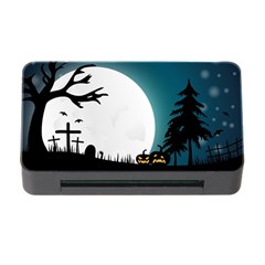 Halloween Landscape Memory Card Reader With Cf by Valentinaart