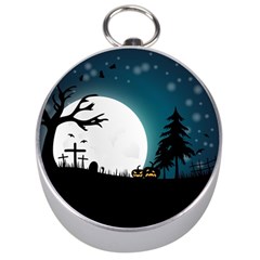 Halloween landscape Silver Compasses