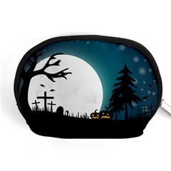 Halloween landscape Accessory Pouches (Medium) 