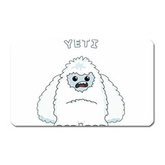 Yeti Magnet (rectangular) by Valentinaart