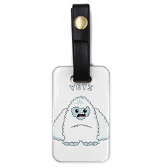 Yeti Luggage Tags (one Side)  by Valentinaart