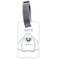 Yeti Luggage Tags (two Sides) by Valentinaart