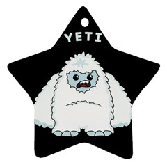 Yeti Ornament (star) by Valentinaart