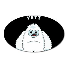 Yeti Oval Magnet by Valentinaart