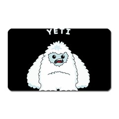 Yeti Magnet (rectangular) by Valentinaart