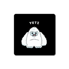 Yeti Square Magnet by Valentinaart