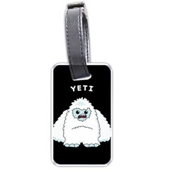 Yeti Luggage Tags (one Side)  by Valentinaart