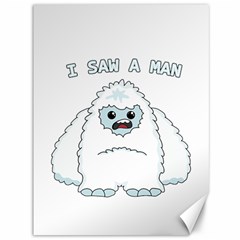 Yeti - I Saw A Man Canvas 36  X 48   by Valentinaart