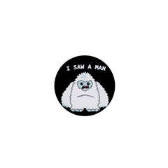 Yeti - I Saw A Man 1  Mini Buttons by Valentinaart