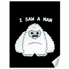 Yeti - I Saw A Man Canvas 36  X 48   by Valentinaart