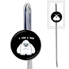 Yeti - I Saw A Man Book Mark by Valentinaart