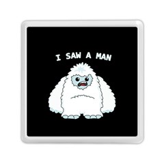 Yeti - I Saw A Man Memory Card Reader (square)  by Valentinaart