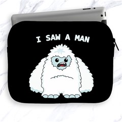 Yeti - I Saw A Man Apple Ipad 2/3/4 Zipper Cases by Valentinaart