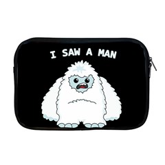 Yeti - I Saw A Man Apple Macbook Pro 17  Zipper Case by Valentinaart