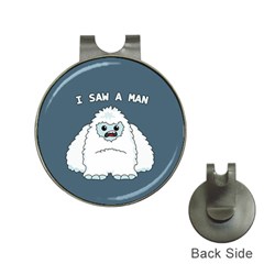 Yeti - I Saw A Man Hat Clips With Golf Markers by Valentinaart