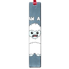 Yeti - I Saw A Man Large Book Marks by Valentinaart