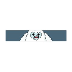 Yeti - I Saw A Man Flano Scarf (mini) by Valentinaart