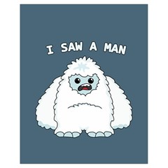 Yeti - I Saw A Man Drawstring Bag (small)