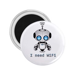 Cute Robot 2 25  Magnets by Valentinaart