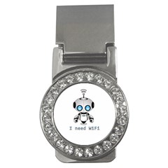 Cute Robot Money Clips (cz)  by Valentinaart