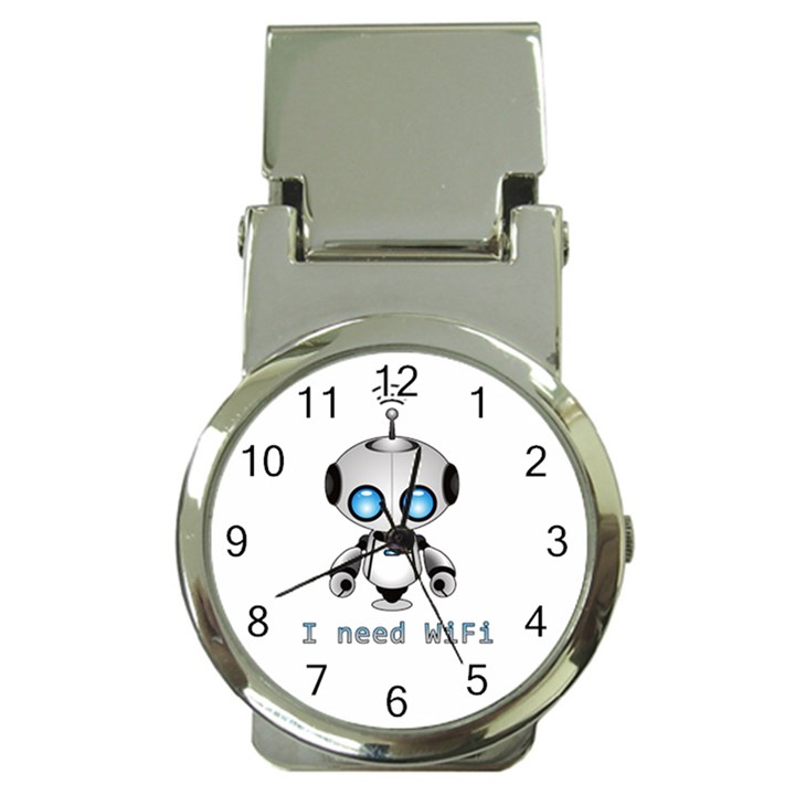 Cute Robot Money Clip Watches