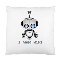 Cute Robot Standard Cushion Case (one Side) by Valentinaart