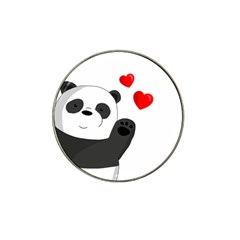 Cute Panda Hat Clip Ball Marker (4 Pack) by Valentinaart