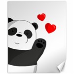 Cute panda Canvas 11  x 14   10.95 x13.48  Canvas - 1