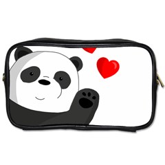 Cute Panda Toiletries Bags 2-side by Valentinaart