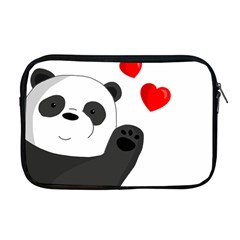 Cute Panda Apple Macbook Pro 17  Zipper Case by Valentinaart