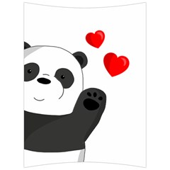 Cute Panda Back Support Cushion by Valentinaart