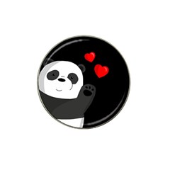 Cute Panda Hat Clip Ball Marker by Valentinaart