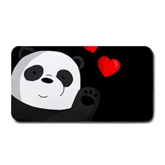 Cute Panda Medium Bar Mats by Valentinaart