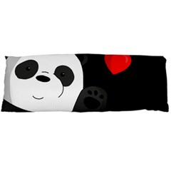 Cute Panda Body Pillow Case (dakimakura) by Valentinaart