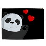 Cute panda Cosmetic Bag (XXL)  Back