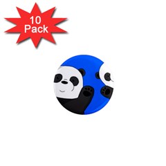 Cute Pandas 1  Mini Magnet (10 Pack)  by Valentinaart