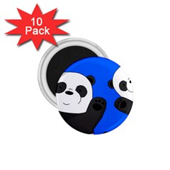 Cute Pandas 1 75  Magnets (10 Pack)  by Valentinaart