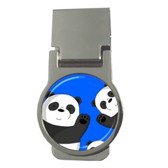 Cute Pandas Money Clips (round)  by Valentinaart