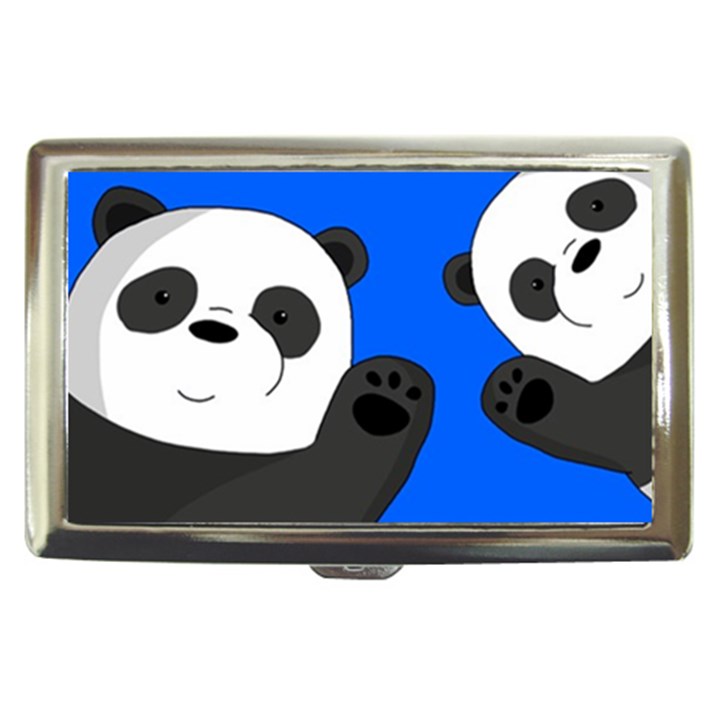 Cute pandas Cigarette Money Cases