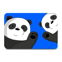 Cute Pandas Plate Mats by Valentinaart