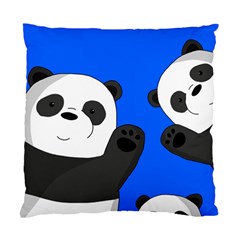 Cute Pandas Standard Cushion Case (one Side) by Valentinaart