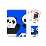 Cute pandas Playing Cards (Mini)  Back