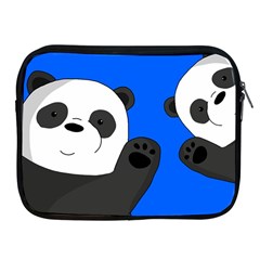 Cute Pandas Apple Ipad 2/3/4 Zipper Cases by Valentinaart