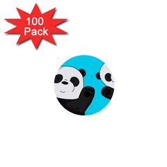 Cute pandas 1  Mini Buttons (100 pack) 